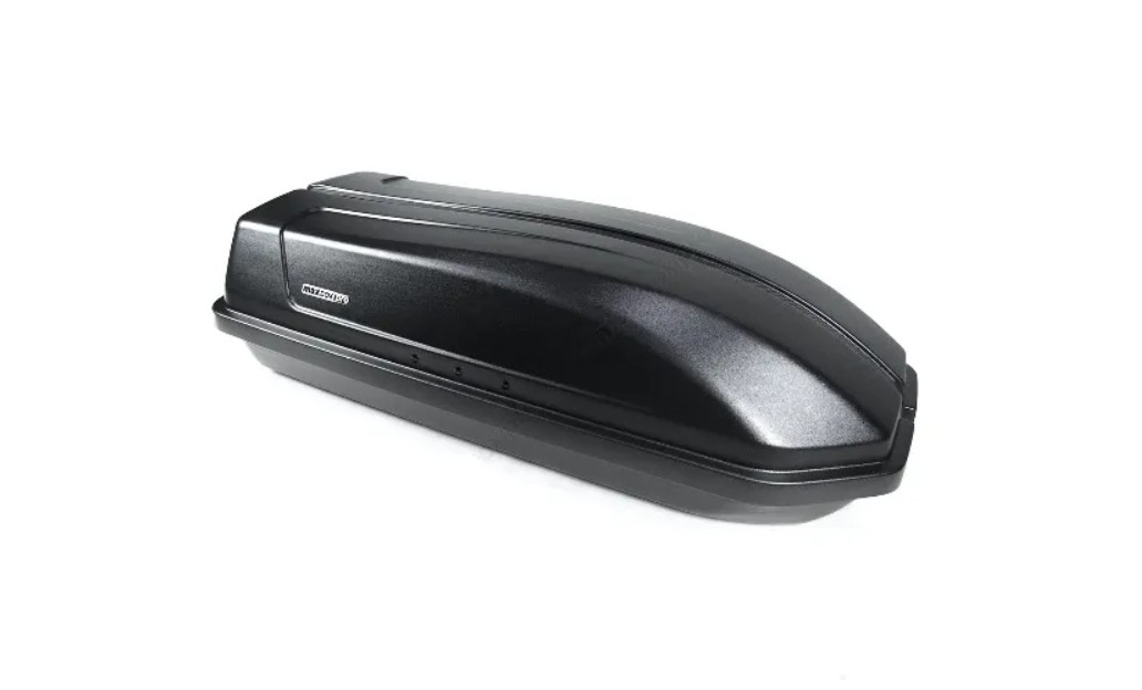 Автобокс на крышу MaxBox PRO 240 compact black matte (МаксБокс ПРО 240 компакт черный матовый)