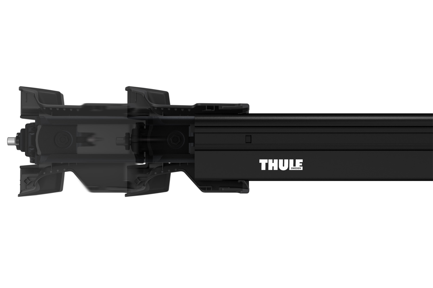 Багажник Thule WingBar Edge Black New Flush Rail на крышу Suzuki Hustler 5-dr MPV, 14-
