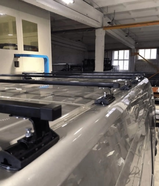 Комплект перекладин с крепежом ED на Газель Некст, средняя база