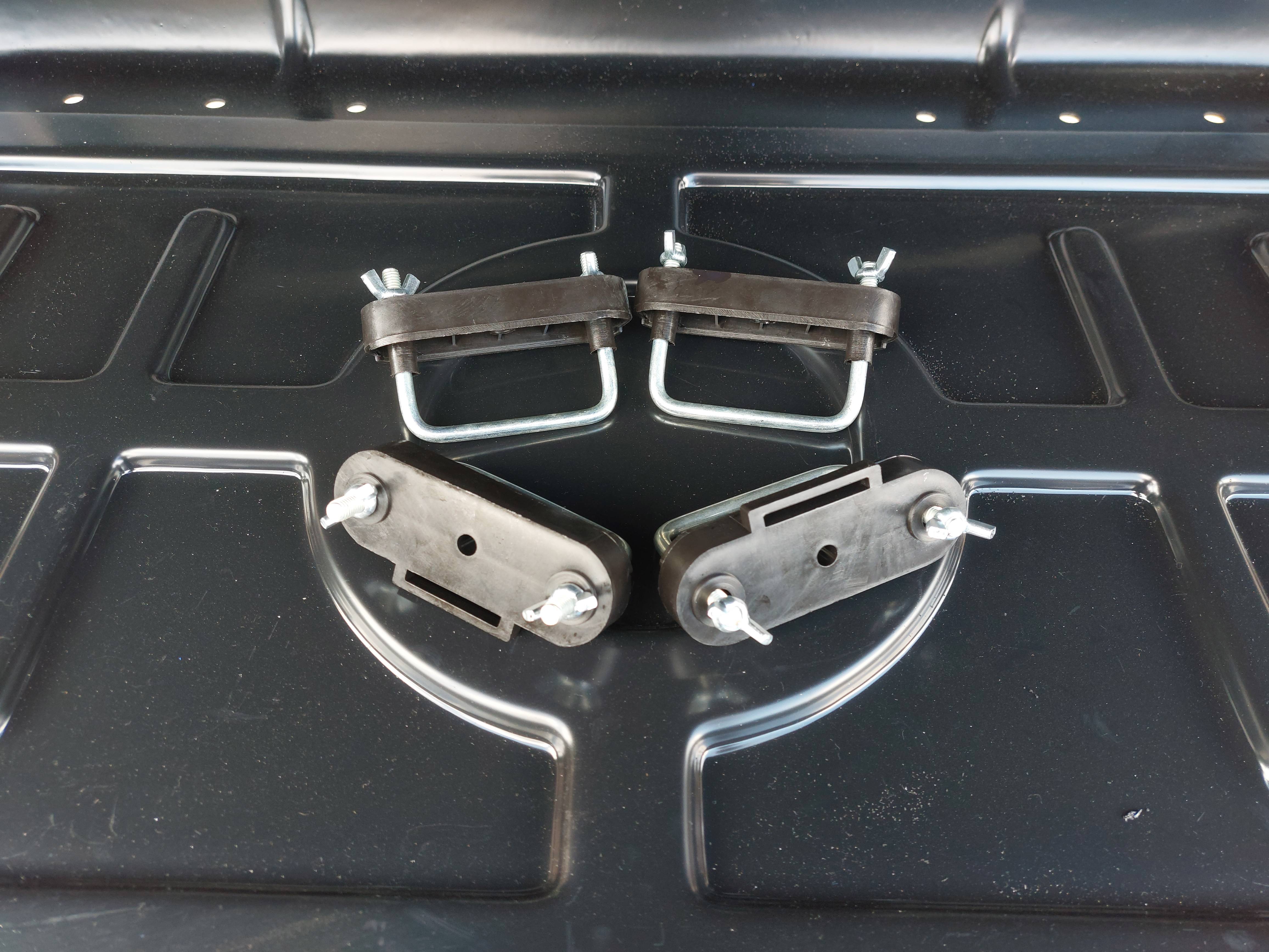 Автобокс на крышу Triton 350 black matte (Тритон 350 черный матовый)