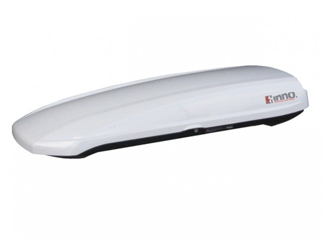Автобокс на крышу Inno New Shadow 16 white glossy (Инно Нью Шадоу 16 белый глянцевый)