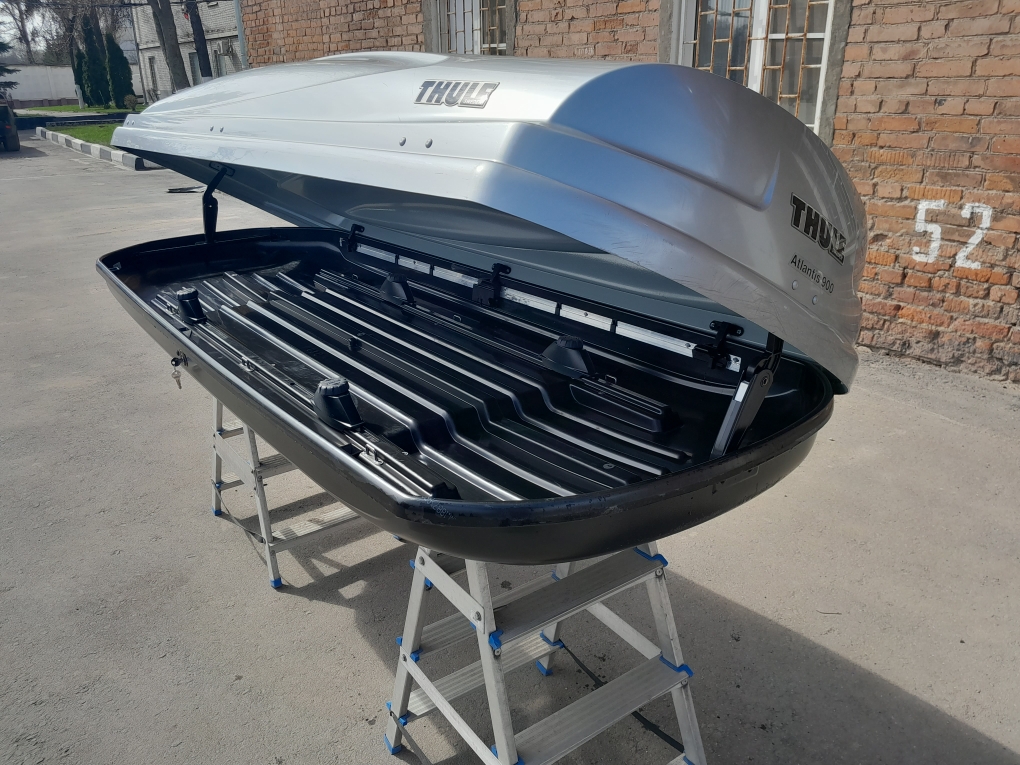 Автобокс Thule Atlantis 900 серый глянцевый Б/У