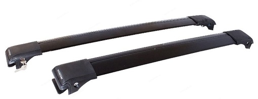 Багажник FicoPro R56-B на крышу автомобиля Mercedes Benz M-klasse с 2011 г. на стандартный рейлинг (черный)