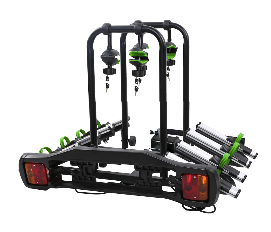 Велоплатформа WellTour 4 на фаркоп для 4 велосипедов