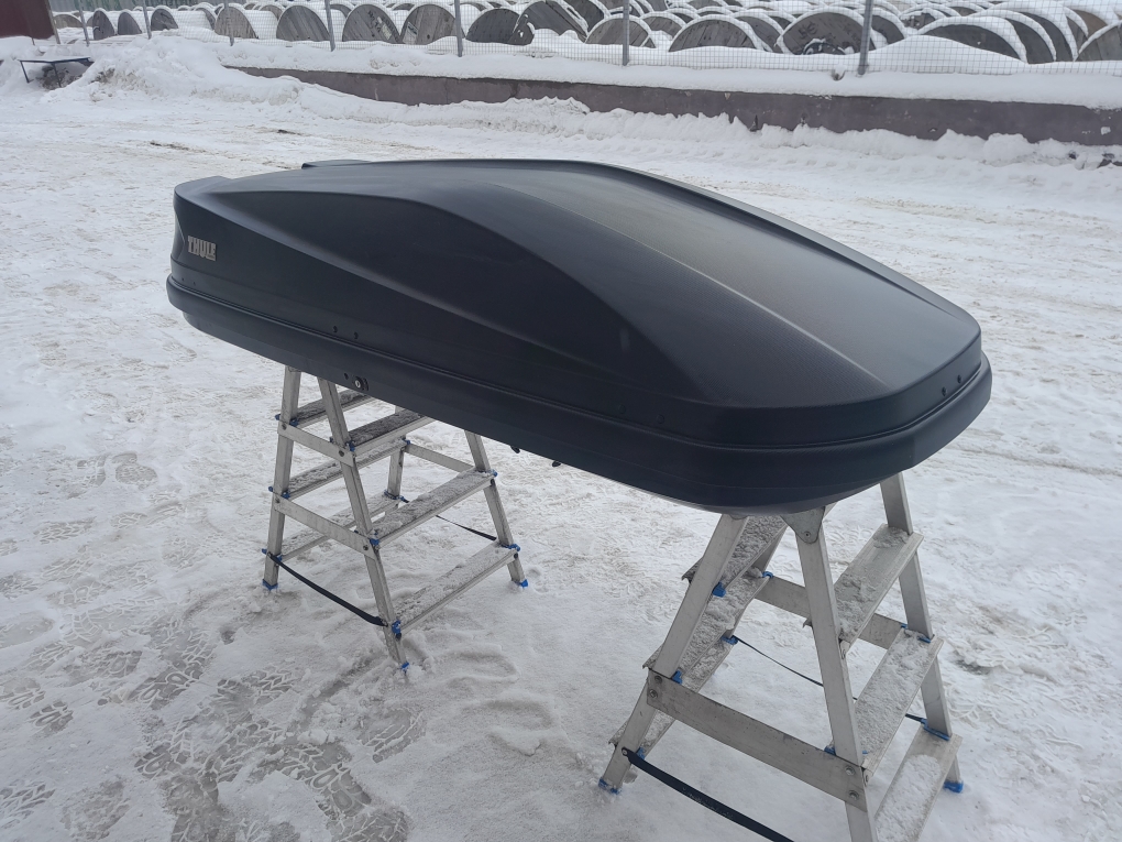 Автобокс Thule Touring 780 чёрный глянцевый Б/У