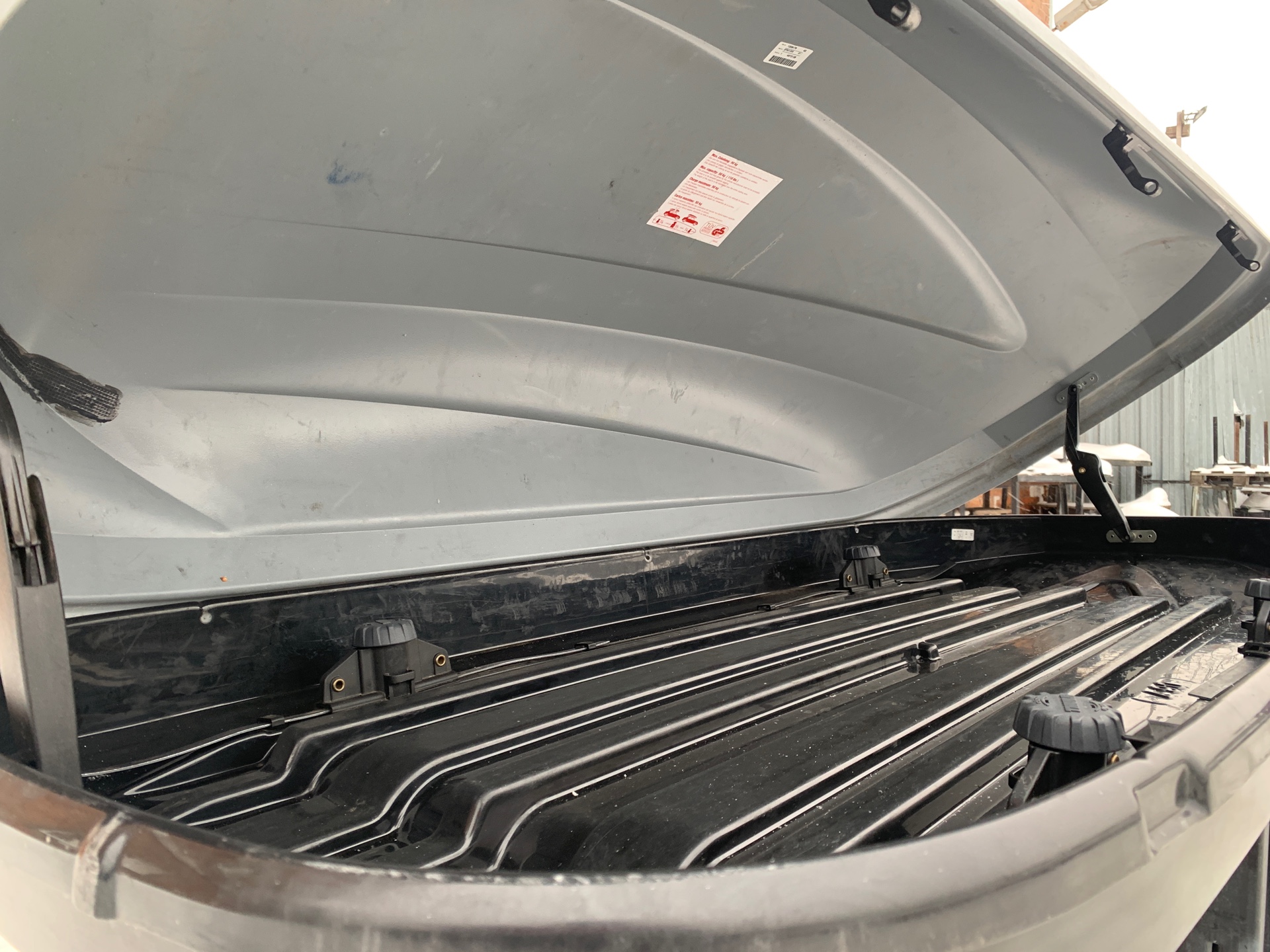 Автобокс Thule Pacific 200 серый матовый Б/У