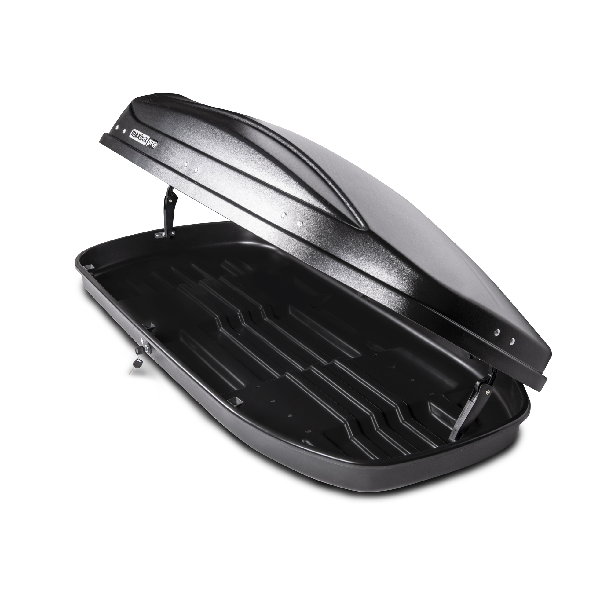 Автобокс на крышу MaxBox PRO / Maksima-List 460 black matte (МаксБокс / Максима-Лист 460 чёрный матовый)