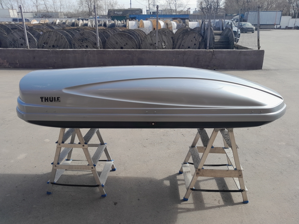 Автобокс Thule Atlantis 900 серый глянцевый Б/У