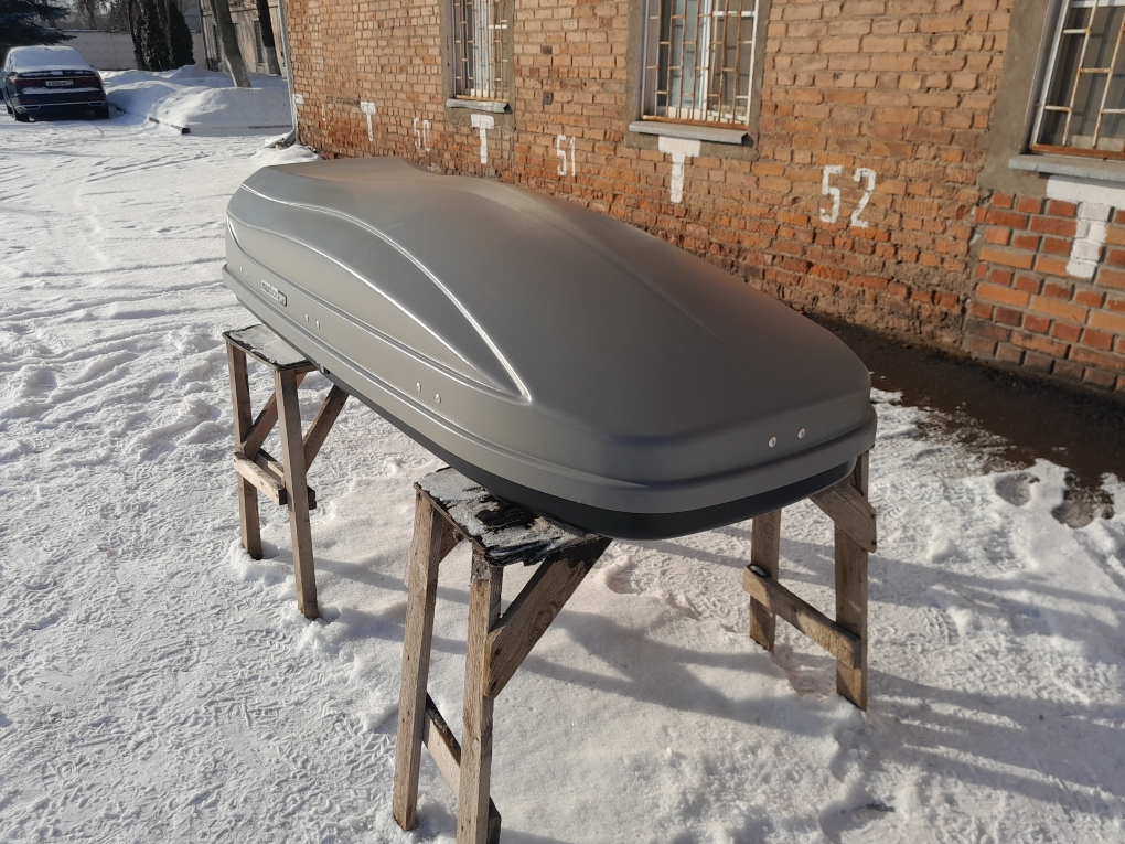 Автобокс MaxBox PRO (Максима-Лист) 520 серый матовый Б/У