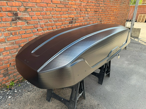 Автобокс Saturn 800 чёрный матовый двусторонний