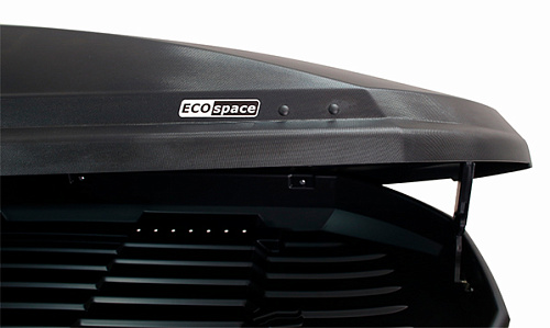 Автобокс на крышу Turtle Eсo Space black matte (Туртл Эко Спейс чёрный матовый)
