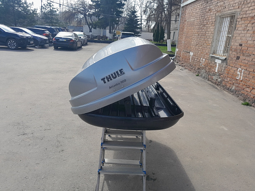 Автобокс Thule Atlantis 900 серый глянцевый Б/У
