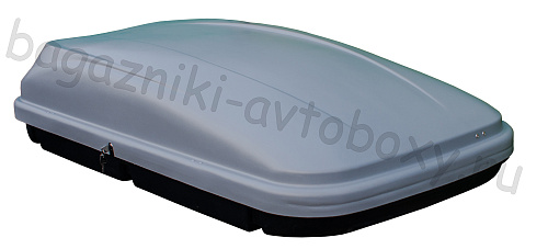 Автобокс на крышу Triton 460 silver matte (Тритон 460 серый матовый)