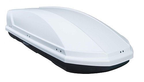 Автобокс на крышу Saturn 520 white matte duo (Сатурн 520 белый матовый двусторонний)