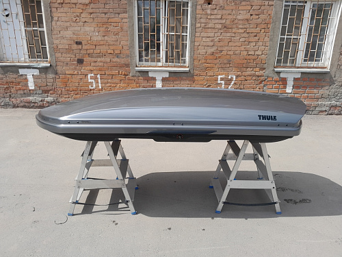Автобокс Thule Dynamic 900 серый глянцевый Б/У