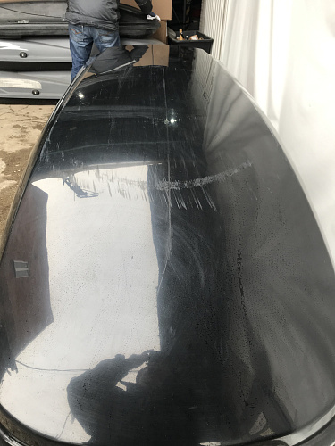 Автобокс Saturn 650 чёрный глянцевый двухсторонний Б/У