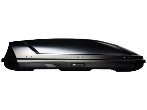 Автобокс на крышу Saturn 700 black matte duo (Сатурн 700 чёрный матовый двусторонний)