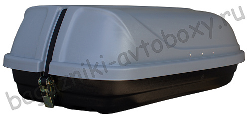 Автобокс на крышу Saturn / Atek 220 silver matte (Сатурн / Атек 220 серый матовый)