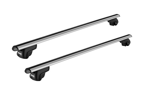 Автобагажник Atlant тип D для KGM Korando 2023-2025 рейлинги Дуги Аэро усил. 8810+8828.01