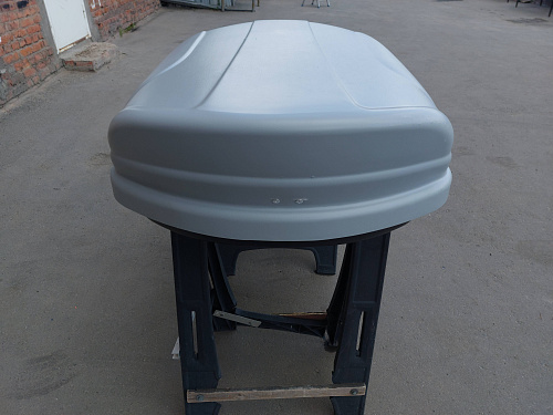 Автобокс на крышу Triton 350 silver matte (Тритон 350 серый матовый)