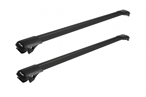 Автобагажник Atlant тип I для VOLKSWAGEN Passat Variant 5-дв универсал 2005-2010 рейлинги черные дуги 850/790 мм 10002+11114+11118