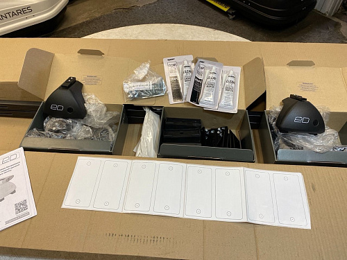 Комплект крепежа и перекладин ED для ГАЗель Некст, короткая база (4шт.)