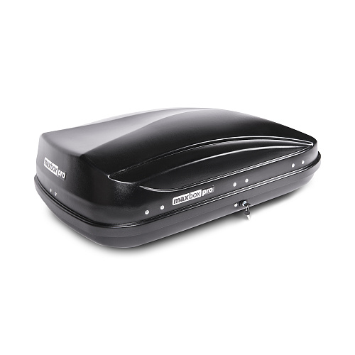 Автобокс на крышу MaxBox PRO / Maksima-List 430 black matte (МаксБокс ПРО / Максима-Лист 430 чёрный матовый)