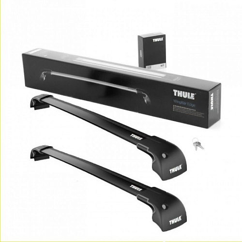 Багажник Thule WingBar Edge Black для Volvo XC60 I Кроссовер 5 дв. 2008 и по н.в. (Edge черная аэродинамическая дуга)