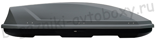 Автобокс на крышу Saturn 520 silver matte duo (Сатурн 520 серый матовый двусторонний)