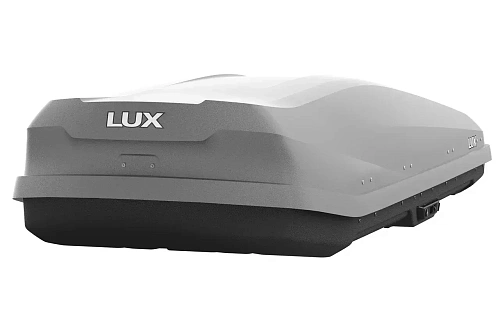 Автобокс на крышу LUX Irbis 206 silver matte (Люкс Ирбис 206 серый матовый)