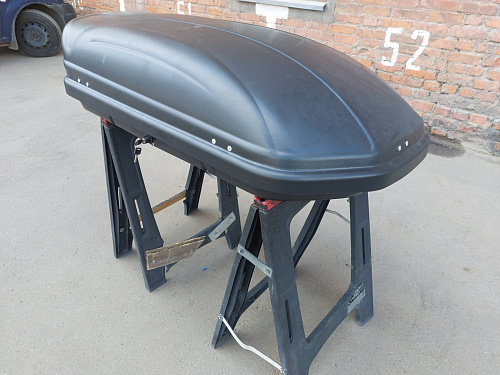 Автобокс на крышу Triton 400 black matte (Тритон 400 чёрный матовый)