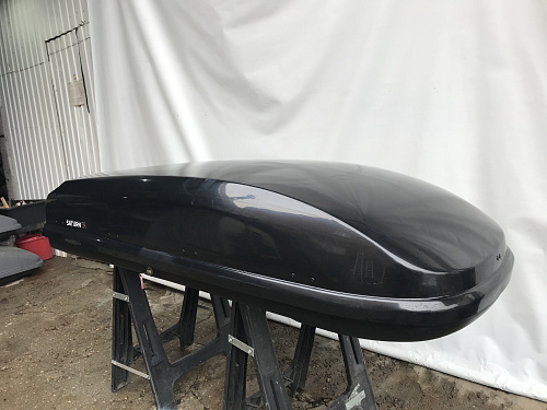 Автобокс Saturn 650 чёрный глянцевый двухсторонний Б/У