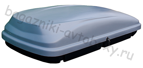 Автобокс на крышу Triton 460 silver matte (Тритон 460 серый матовый)