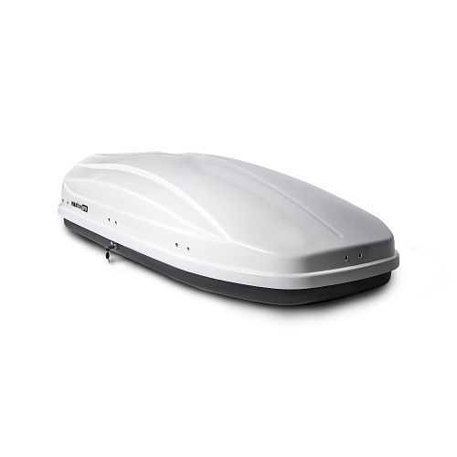 Автобокс на крышу MaxBox PRO / Maksima-List 460 white glossy (МаксБокс ПРО / Максима-Лист 460 белый глянцевый)