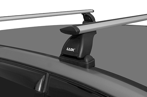 Автобагажник Lux БК1 Chevrolet Aveo хэтчбек 2003-2012 гладкая крыша аэро-трэвэл