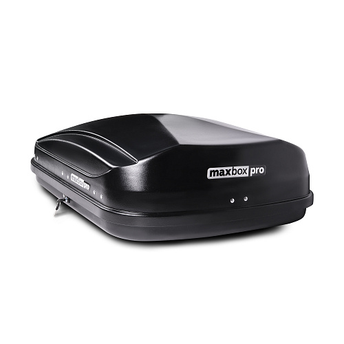 Автобокс на крышу MaxBox PRO / Maksima-List 430 black matte (МаксБокс ПРО / Максима-Лист 430 чёрный матовый)
