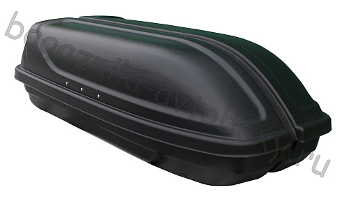 Автобокс на крышу Saturn 220 / Atek 220 black matte (Сатурн 220 / Атек 220 черный матовый)