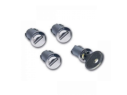 Комплект личинок с ключами для багажников Amos (4 шт)