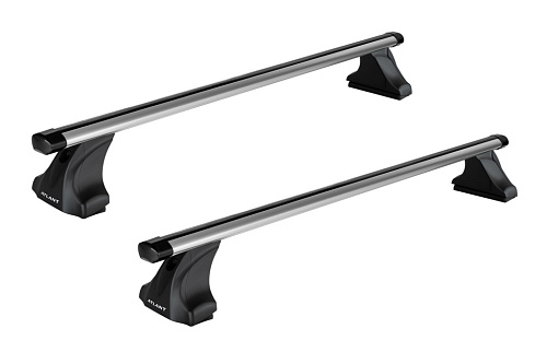 Автобагажник Atlant тип E для MITSUBISHI L200 2023-2025 Гладкая крыша  Дуги Аэро эконом 7002+7293+6013