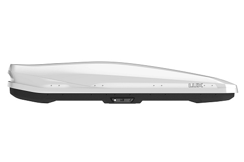 Автобокс на крышу LUX Irbis 206 white glossy (Люкс Ирбис 206 белый глянцевый)