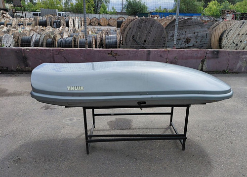 Автобокс Thule Vision XXL б/у 650 л серый глянец