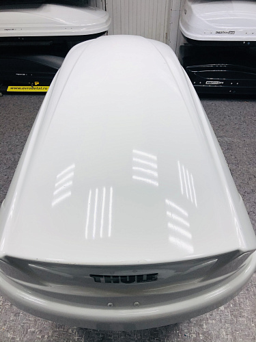 Автобокс Thule Motion 800 белый глянцевый Б/У ремонтный