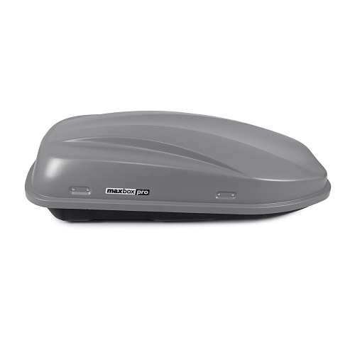 Автобокс на крышу MaxBox PRO / Maksima-List 380 silver matte (МаксБокс ПРО / Максима-Лист 380 серый матовый)