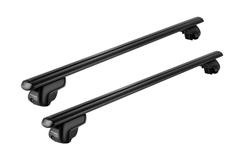 Автобагажник Atlant тип D для SSANGYONG Korando 2019-2025 рейлинги Дуги Аэро черные усил. 8810+11003