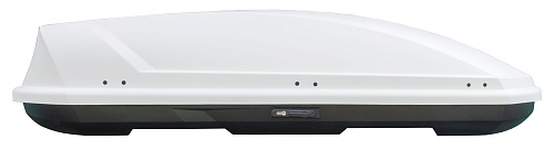 Автобокс на крышу Saturn 520 white matte duo (Сатурн 520 белый матовый двусторонний)