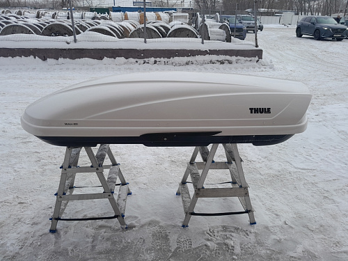Автобокс Thule Motion 800 белый глянцевый Б/У ремонтный