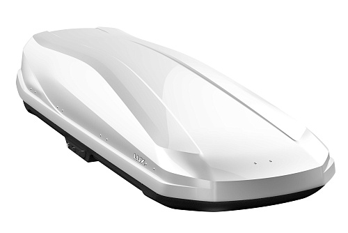 Автобокс на крышу LUX Irbis 206 white glossy (Люкс Ирбис 206 белый глянцевый)