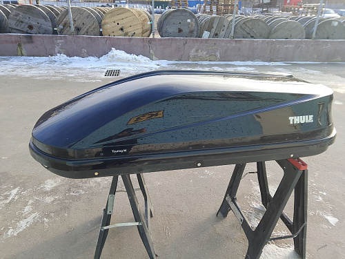 Автобокс Thule Touring M чёрный глянец Б/У 001 Э