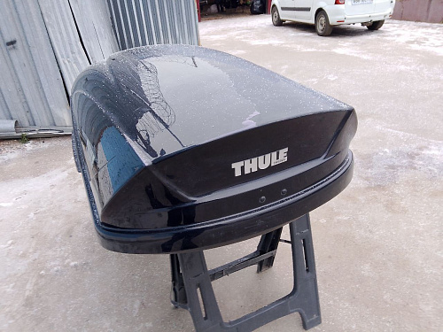 Автобокс Thule Motion 200 чёрный глянцевый Б/У 002 Э
