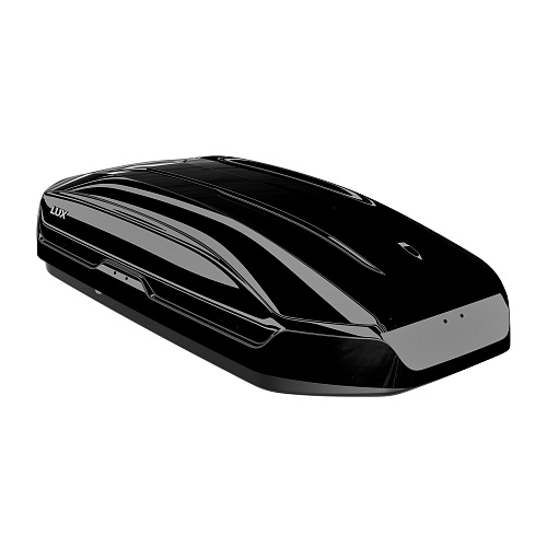Автобокс на крышу LUX Tavr 197 black glossy (Люкс Тавр 197 чёрный глянцевый)